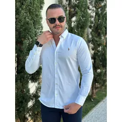 Camisa Manga Longa PRL Branco - 42089 - DROPA AQUI