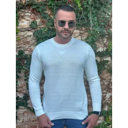 Suéter Armani Branco DFC - 4244 - DROPA AQUI