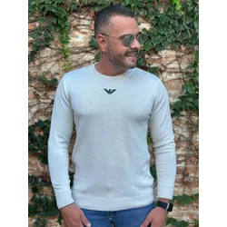 Suéter Armani Bege DFC - 4246 - DROPA AQUI