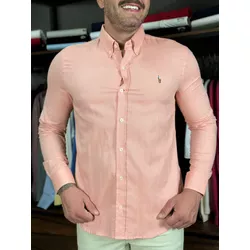 Camisa Manga Longa PRL Salmão - 43005 - DROPA AQUI