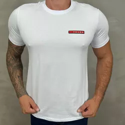 Camiseta Prada Branco ⭐ - A-4339 - DROPA AQUI