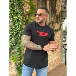 Camiseta Diesel Preto ⭐ - A-4345 - LOJA VIPIX