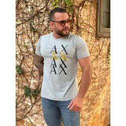 Camiseta Armani Cinza ⭐ - C-4706 - DROPA AQUI