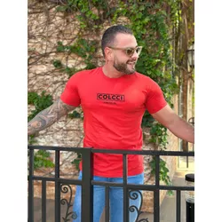 Camiseta Colcci Vermelho DFC⭐ - 4846 - DROPA AQUI