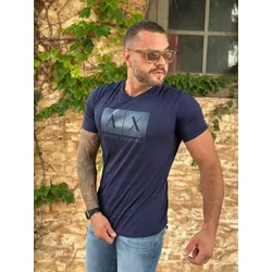 Camiseta Armani Azul - A-4959 - DROPA AQUI