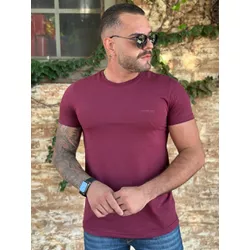 Camiseta CK Vinho DFC⭐ - 5053 - DROPA AQUI