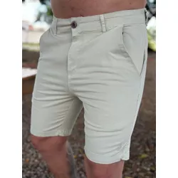 Bermuda Sarja PRL Creme - 5241 - DROPA AQUI