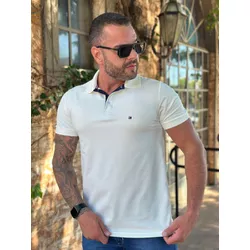 Polo TH Off White - A-5315 - DROPA AQUI