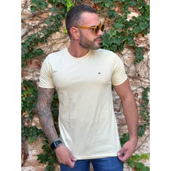 Camiseta TH Caqui - C-5344 - DROPA AQUI