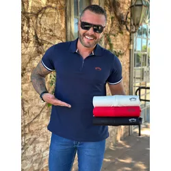 Polo HB Azul - A-5355 - DROPA AQUI