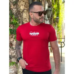 Camiseta CK Vermelho - A-5548 - DROPA AQUI