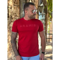Camiseta Aramis Vermelho - A-5561 - DROPA AQUI