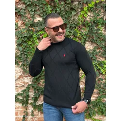 Suéter PRL Preto - 5715 - DROPA AQUI