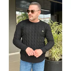 Suéter LCT Preto - 5721 - DROPA AQUI