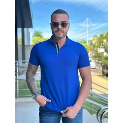 Polo Armani Azul Bic - A-5776 - DROPA AQUI