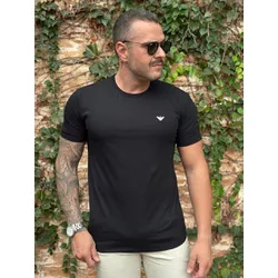 Camiseta Armani Preto - A-5788 - DROPA AQUI