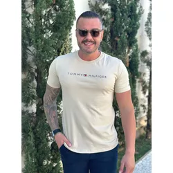 Camiseta TH Caqui ⭐ - A-5839 - DROPA AQUI