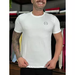 Camiseta Armani Branco - A-5883 - DROPA AQUI