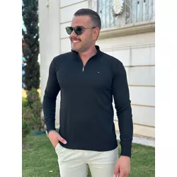 Suéter Zíper TH Preto - 5949 - DROPA AQUI