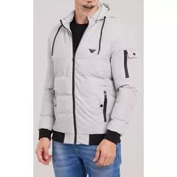 Jaqueta Acolchoada Armani cinza - 6052 - DROPA AQUI