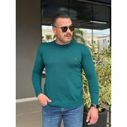 Suéter TH Verde - 5738 - DROPA AQUI