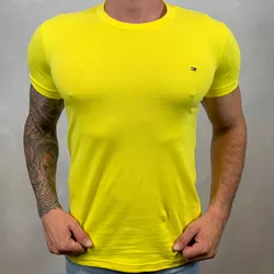 Camiseta TH Amarelo⭐ - C-2797 - DROPA AQUI