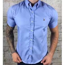 Camisa Manga Curta PRL Azul⭐ - 30000 - DROPA AQUI