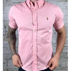 Camisa Manga Curta PRL Rosa⭐ - 30005 - DROPA AQUI