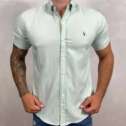 -Camisa Manga Curta PRL Verde⭐ - 30173 - DROPA AQUI