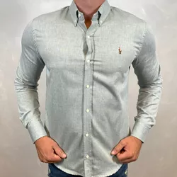 Camisa Manga Longa PRL Verde - 40361 - DROPA AQUI