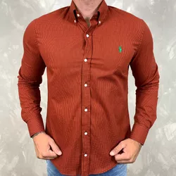 Camisa Manga Longa PRL Xadrez⭐ - 40543 - DROPA AQUI