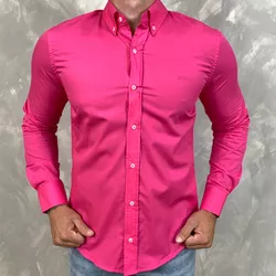Camisa Manga Longa HB Pink⭐ - 40568 - DROPA AQUI