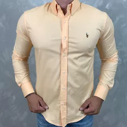 Camisa Manga Longa PRL Laranja⭐ - 40598 - DROPA AQUI