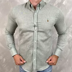 Camisa Manga Longa PRL Verde - 40602 - DROPA AQUI