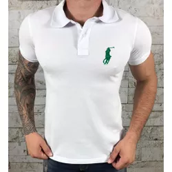 Polo PRL Branco⭐ - B-556 - DROPA AQUI