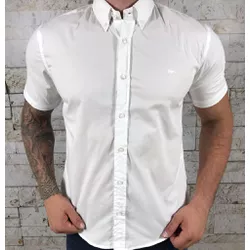 Camisa Manga Curta LCT Branca⭐ - 30074 - DROPA AQUI