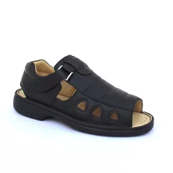 SANDÁLIA ORTOPÉDICA MESTIÇO PRETO - CALÇADOS MAFISA