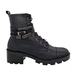 Bota Garota Fivela Preta - BGFP-2023-001 - Calçados Em Casa
