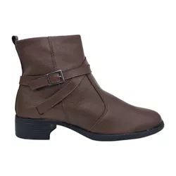 Bota Fivela Café - CAE-BFC-001 - Calçados Em Casa