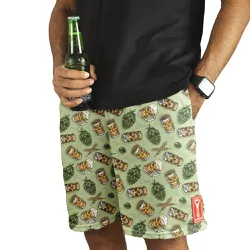 Beermuda Verde Cerveja Caveira - CAPITÃO PIRATA