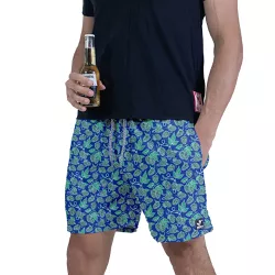 Beermuda Azul Florido - CAPITÃO PIRATA