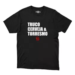 Camiseta Truco Cerveja & Torresmo - CAPITÃO PIRATA