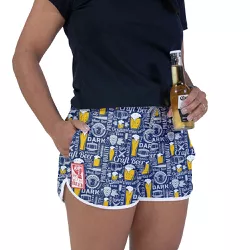 Short Feminino Azul Cerveja - CAPITÃO PIRATA