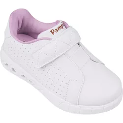TÊNIS INFANTIL LUZINHA PAMPILI SNEAKER BRANCO 6700... - CARAMELADA KIDS