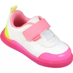 TÊNIS PAMPILI INFANTIL POM POM BRANCO E COLORIDO 6... - CARAMELADA KIDS