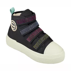 TÊNIS INFANTIL CANO MÉDIO PAMPILI MAX PRETO 726003... - CARAMELADA KIDS