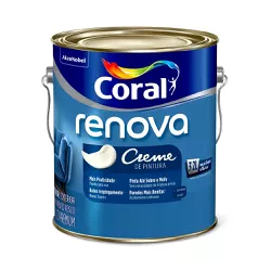 Tinta Acrilica Fosco Creme Coral Renova 3,2L - Casa Costa Tintas