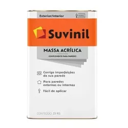 Massa Acrílica Suvinil 25 Kg - Casa Costa Tintas