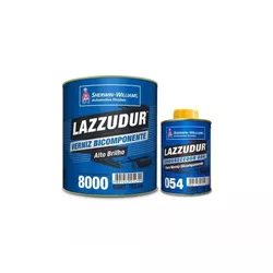 Verniz 8000bi-comp. C/cat.054 Kit 900 ml Lazzuril - Casa Costa Tintas