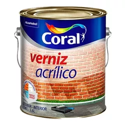 VERNIZ ACRÍLICO BASE ÁGUA INCOLOR BRILHANTE 3,6L C... - Casa do Viana